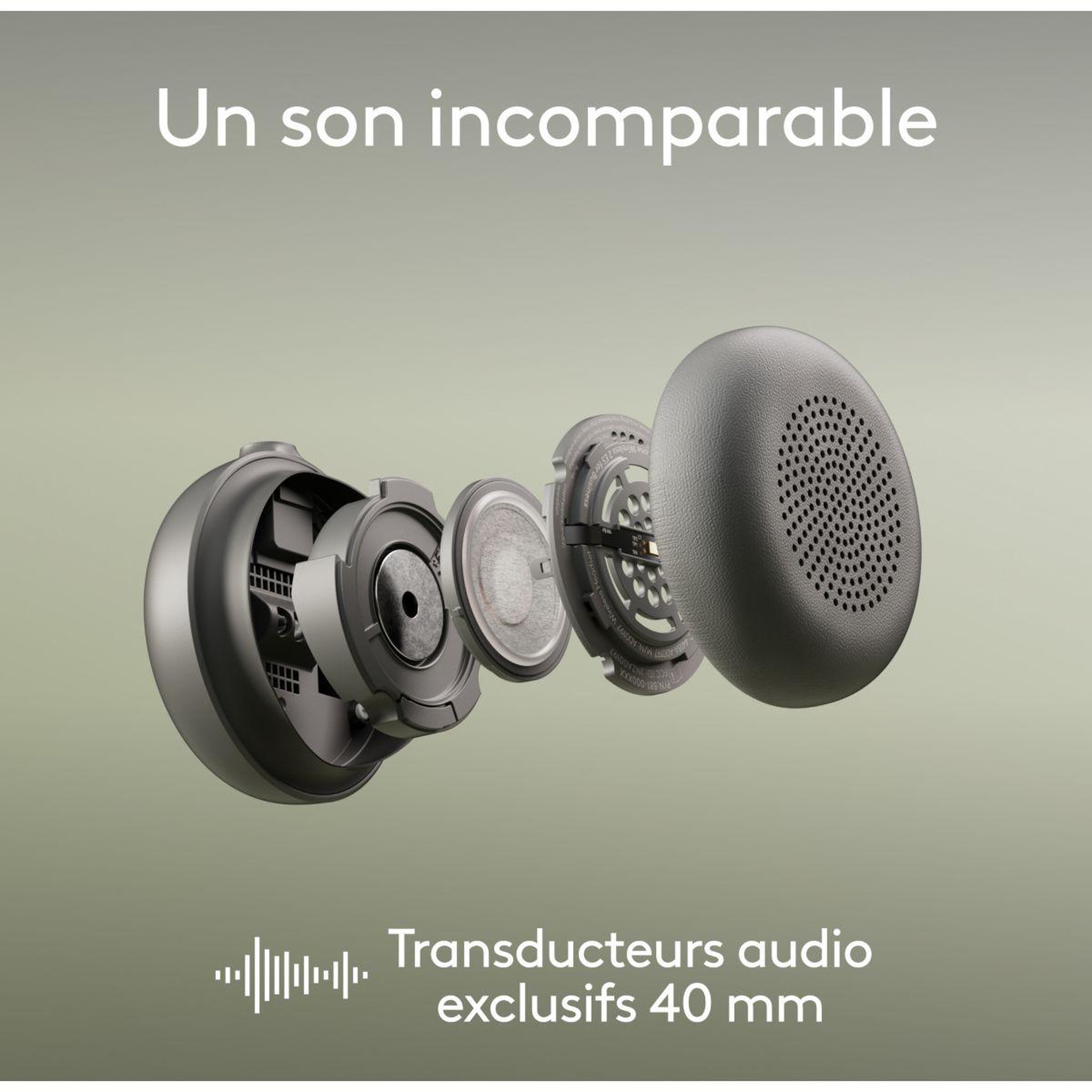 Voir la diapositive 3 : Logitech Micro-casque zone wireless 2 rose