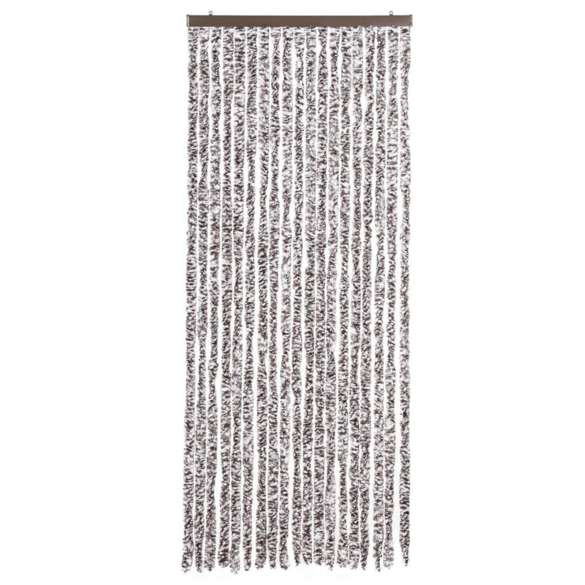 VIDAXL Moustiquaire Marron et beige 56x200 cm Chenille