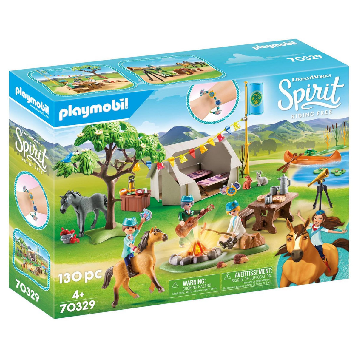 PLAYMOBIL 70329 - Spirit -  Camp de vacances