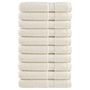 Voir la diapositive 1 : VIDAXL Serviettes de qualité supérieure SOLUND 10 pcs crème 600 g m²