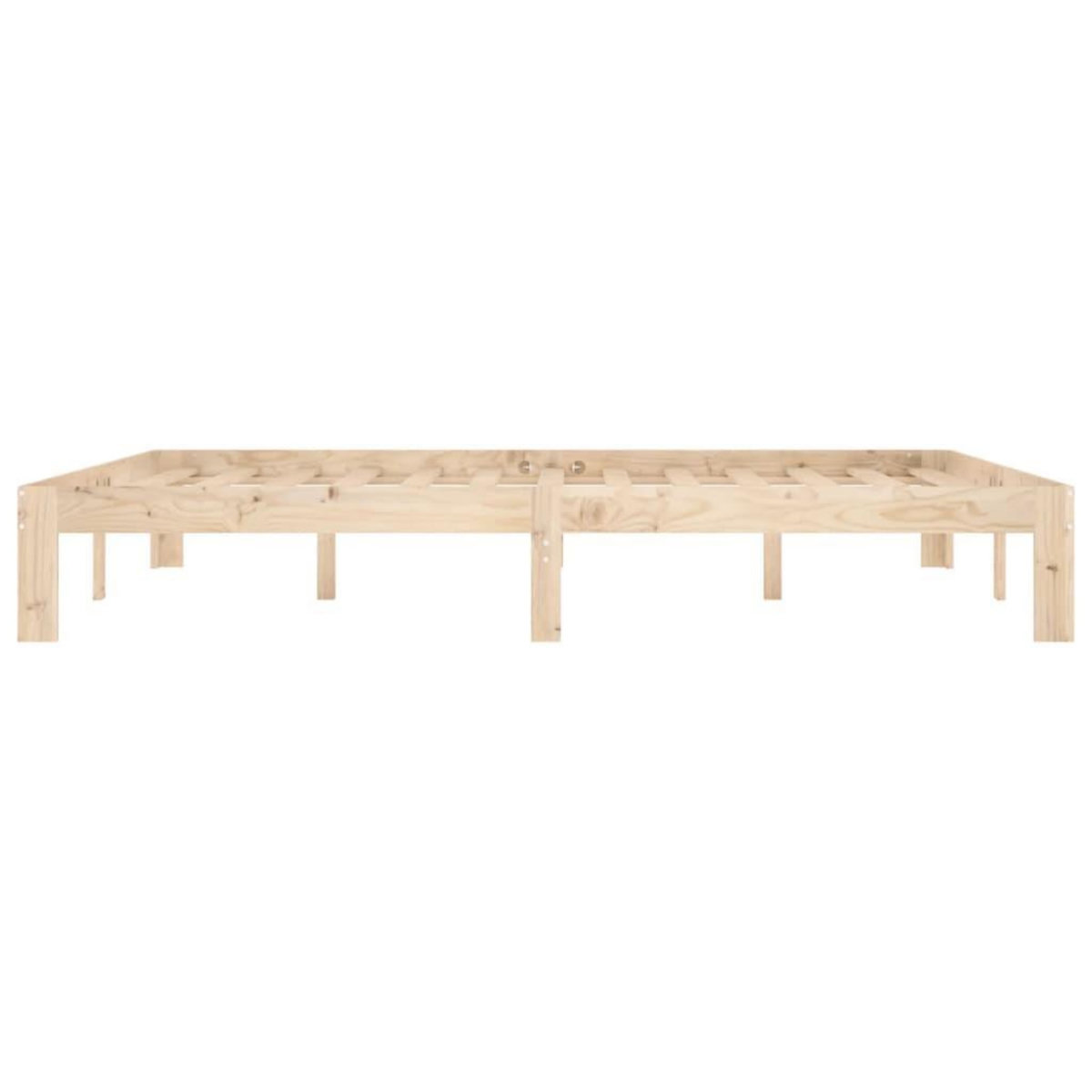 VIDAXL Cadre de lit sans matelas bois massif de pin 160x200 cm