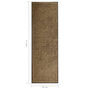 Voir la diapositive 6 : VIDAXL Paillasson lavable Marron 60x180 cm