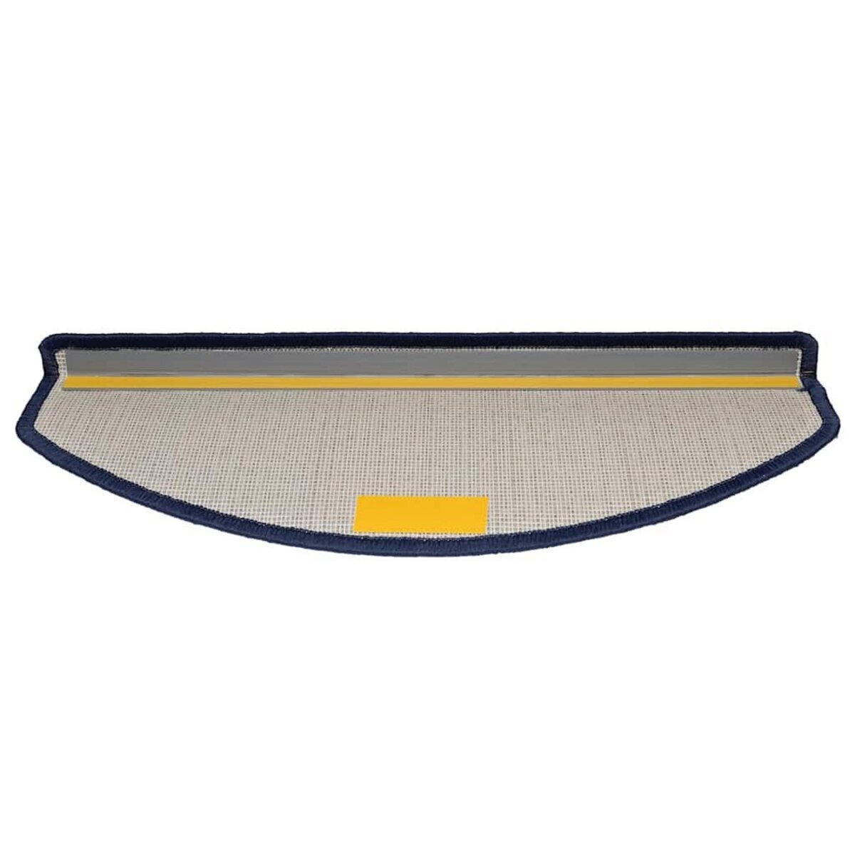 VIDAXL Tapis d'escalier 30 pcs bleu 65x24x4 cm