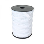 LINXOR Bobine de lien en lycra avec mandrin - 150 m - Blanc