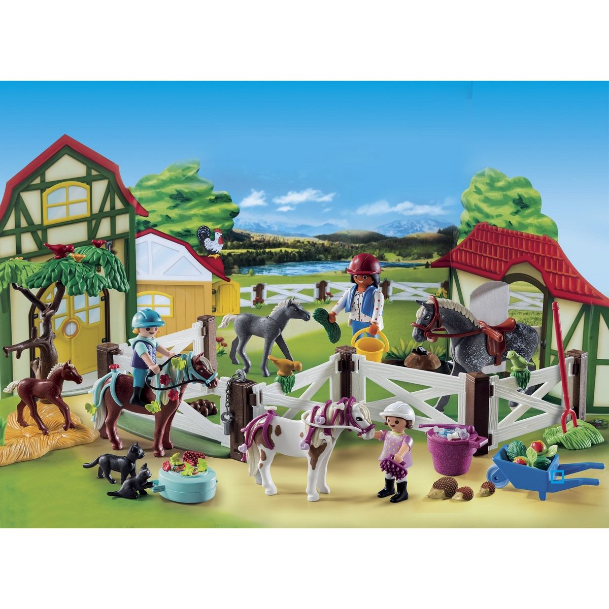 PLAYMOBIL 9262 - Calendrier de l'Avent Centre équestre 