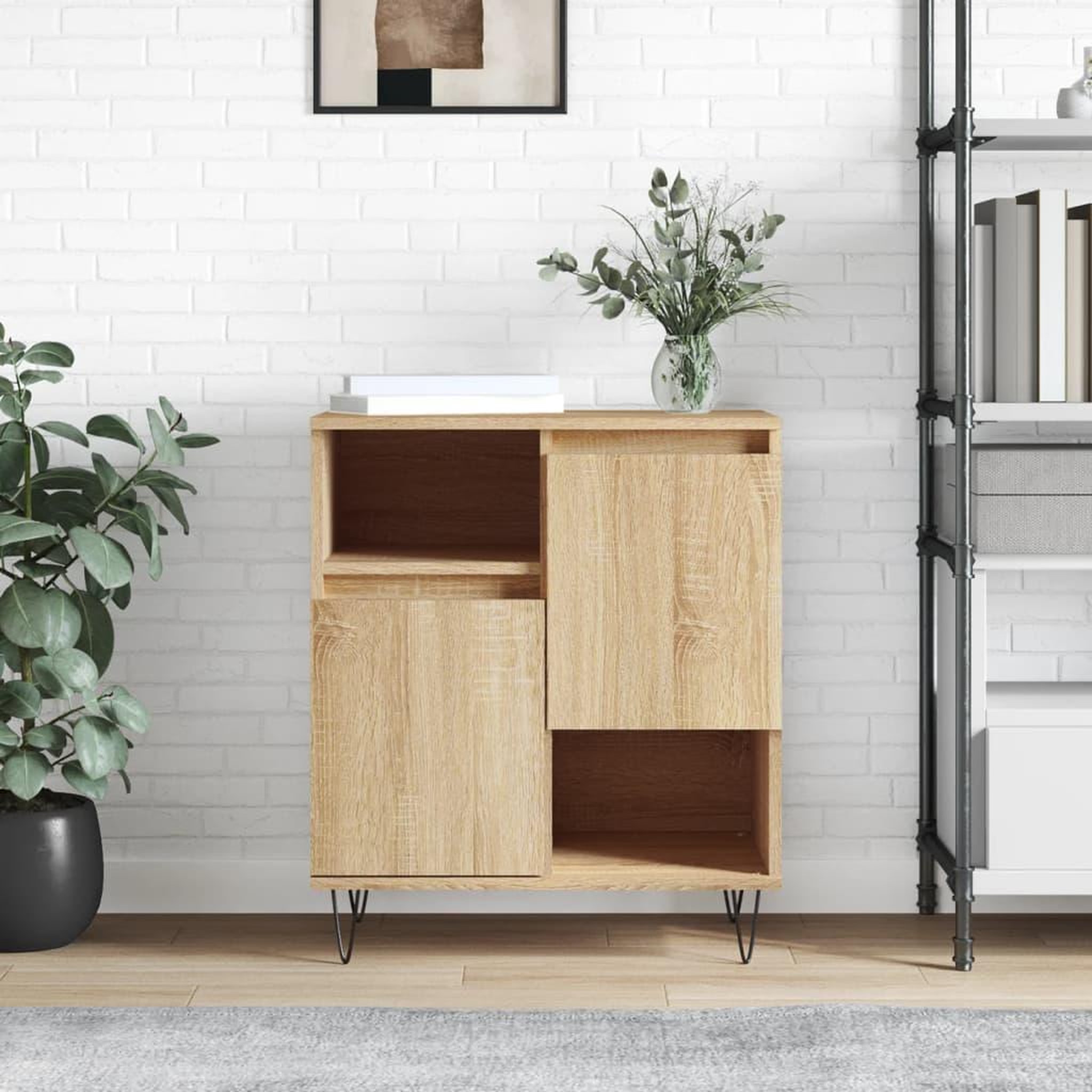 VIDAXL Buffet Chene sonoma 60x35x70 cm Bois d'ingenierie