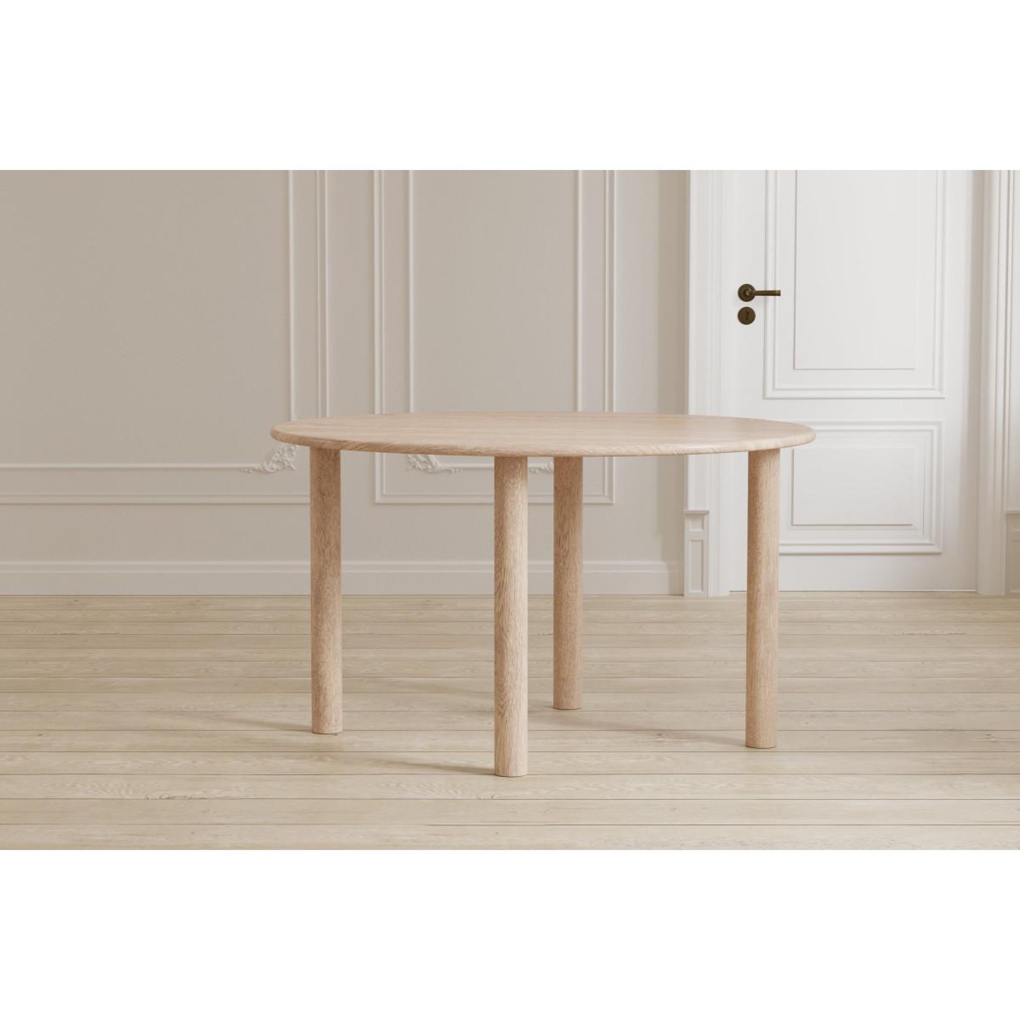 Voir la diapositive 5 : Paris Prix Table à manger ovale  hilo  130cm naturel