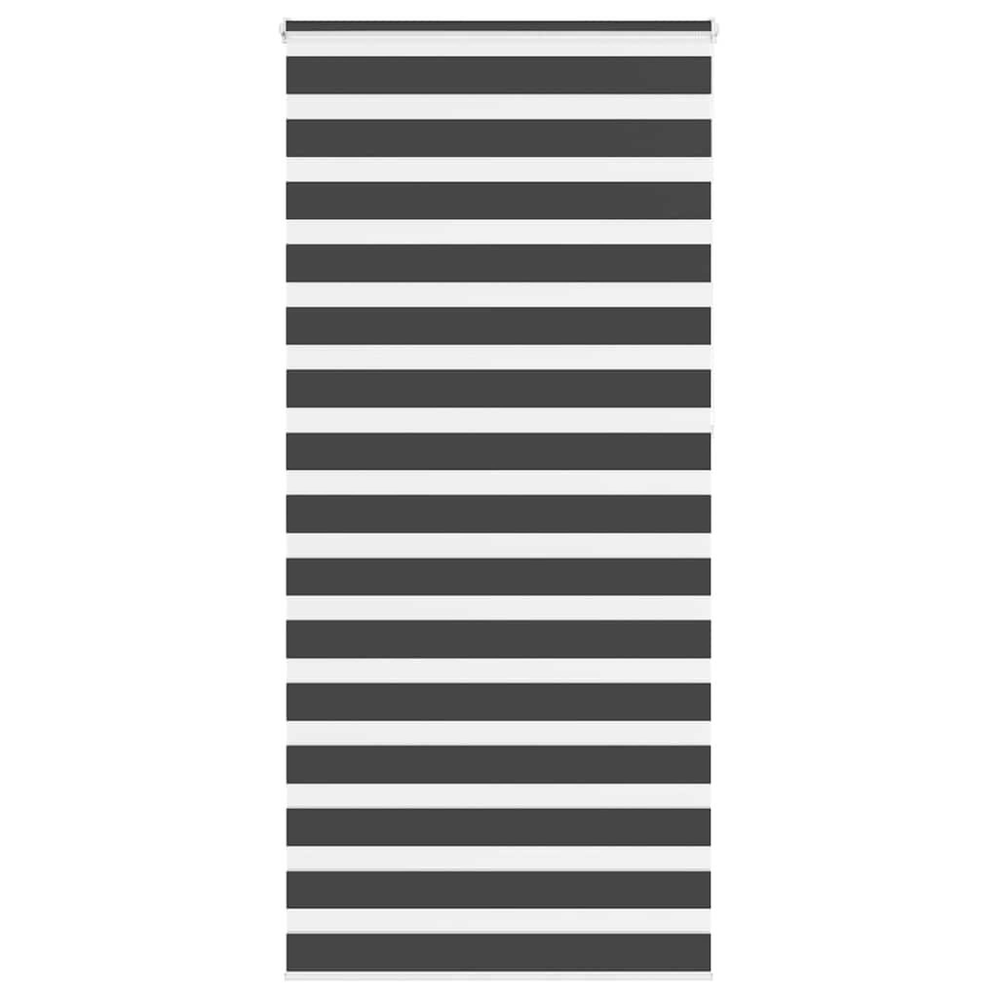 VIDAXL Store zebre noir 95x230 cm largeur du tissu 90,9 cm polyester
