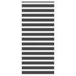 VIDAXL Store zebre noir 95x230 cm largeur du tissu 90,9 cm polyester