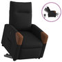Voir la diapositive 1 : VIDAXL Fauteuil inclinable electrique noir tissu