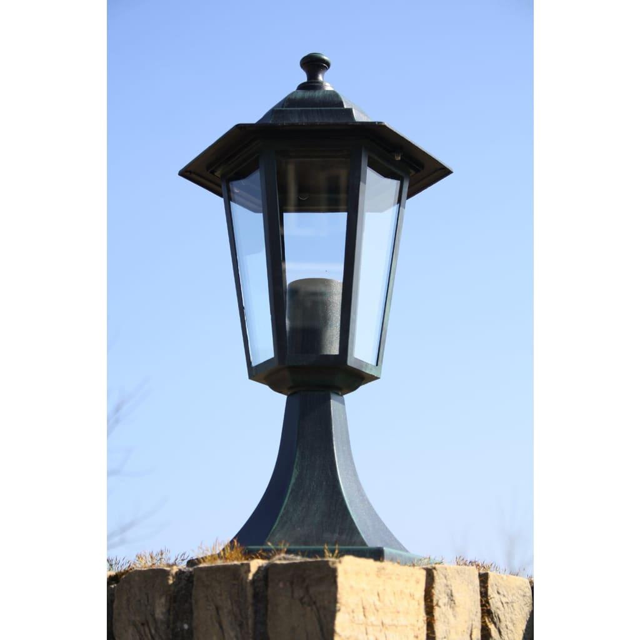 Voir la diapositive 3 : VIDAXL Lampe de jardin Vert fonce/Noir Aluminium