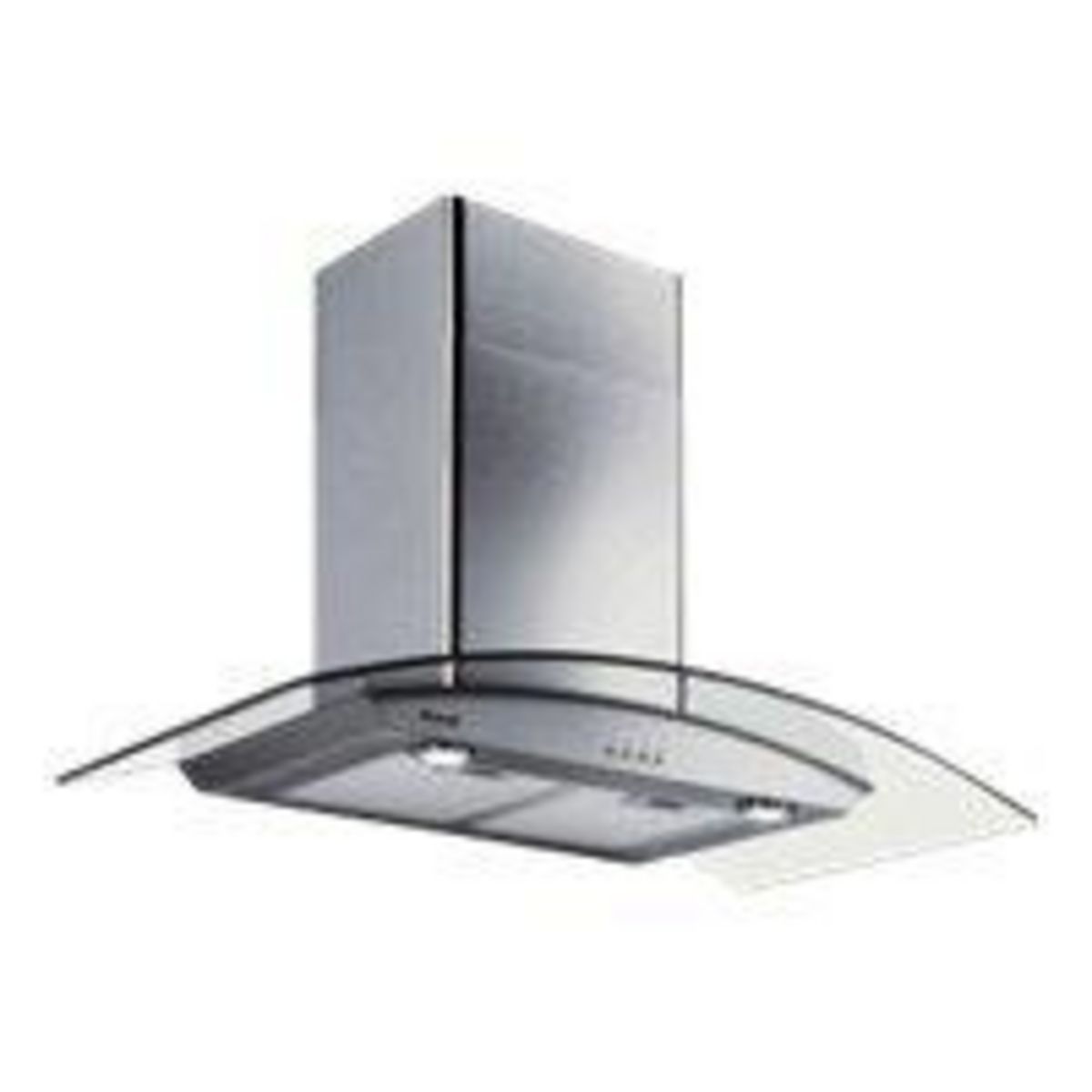 BRANDT Hotte décorative murale 90cm 827m3/h inox et verre - ad1070x