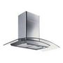 Voir la diapositive 3 : BRANDT Hotte décorative murale 90cm 827m3/h inox et verre - ad1070x