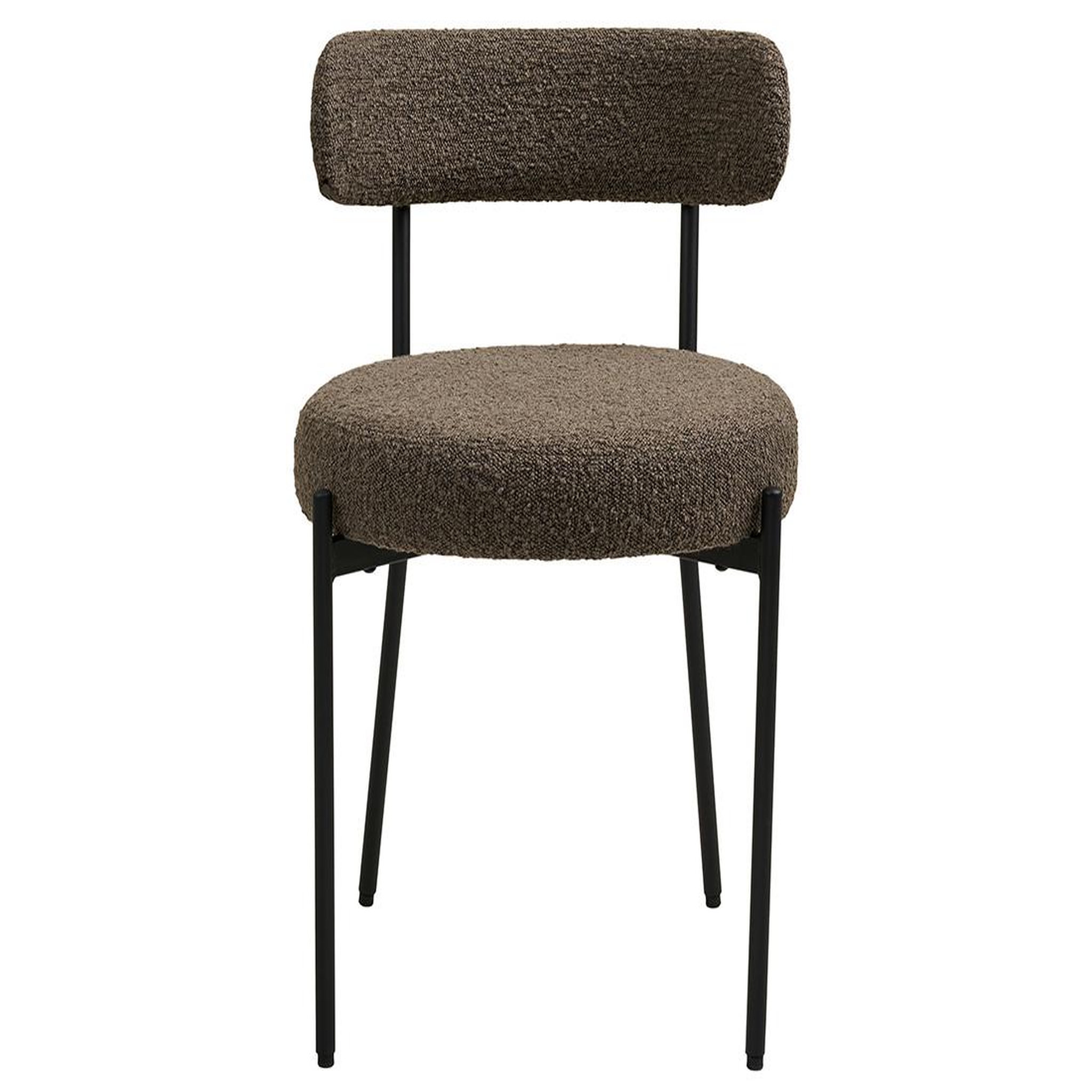 Voir la diapositive 5 : LISA DESIGN Ivanec - lot de 2 chaises - en tissu bouclette