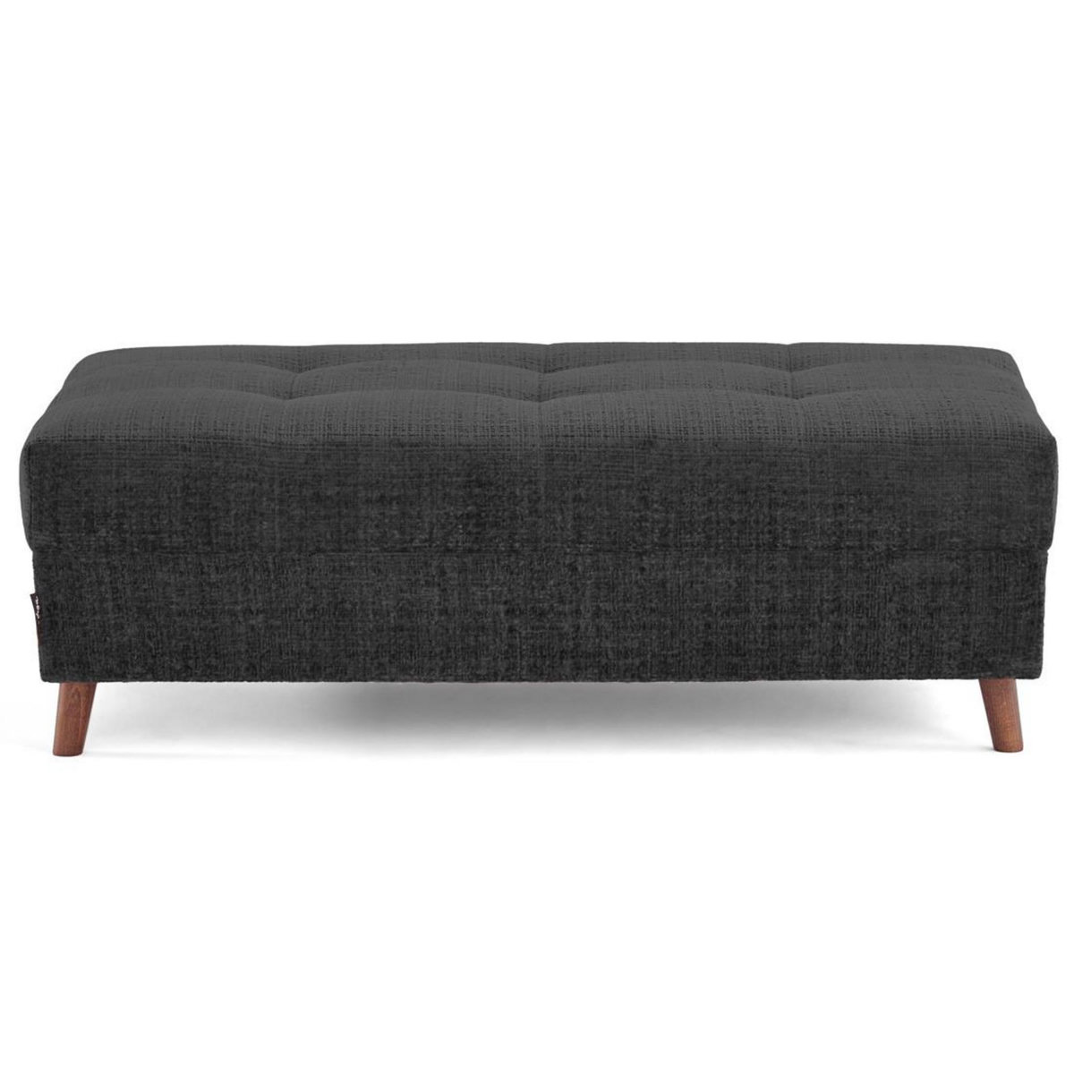 LISA DESIGN Rune - pouf en velours texturé