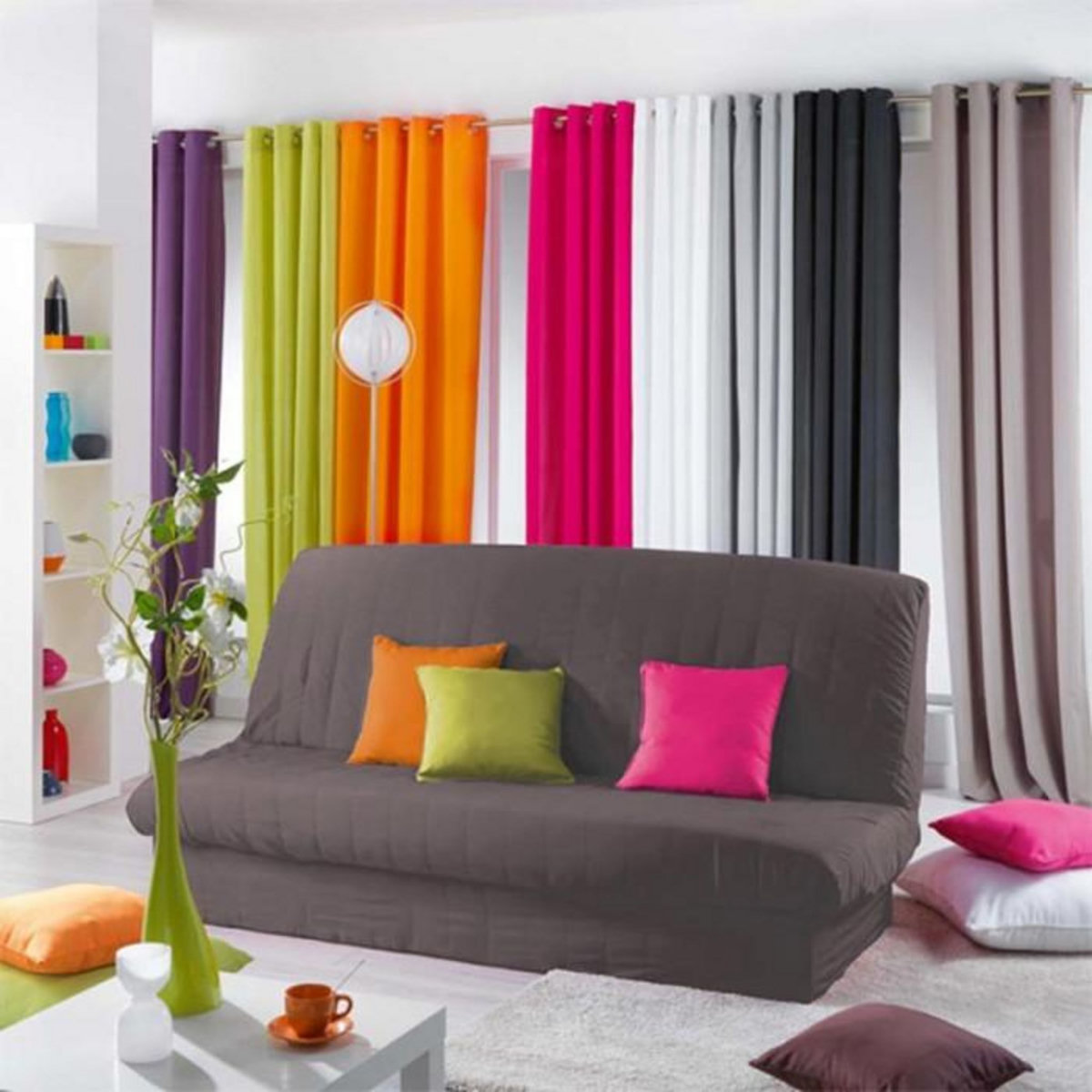 Paris Prix Housse de Clic-Clac  Essentiel  120x140cm Taupe