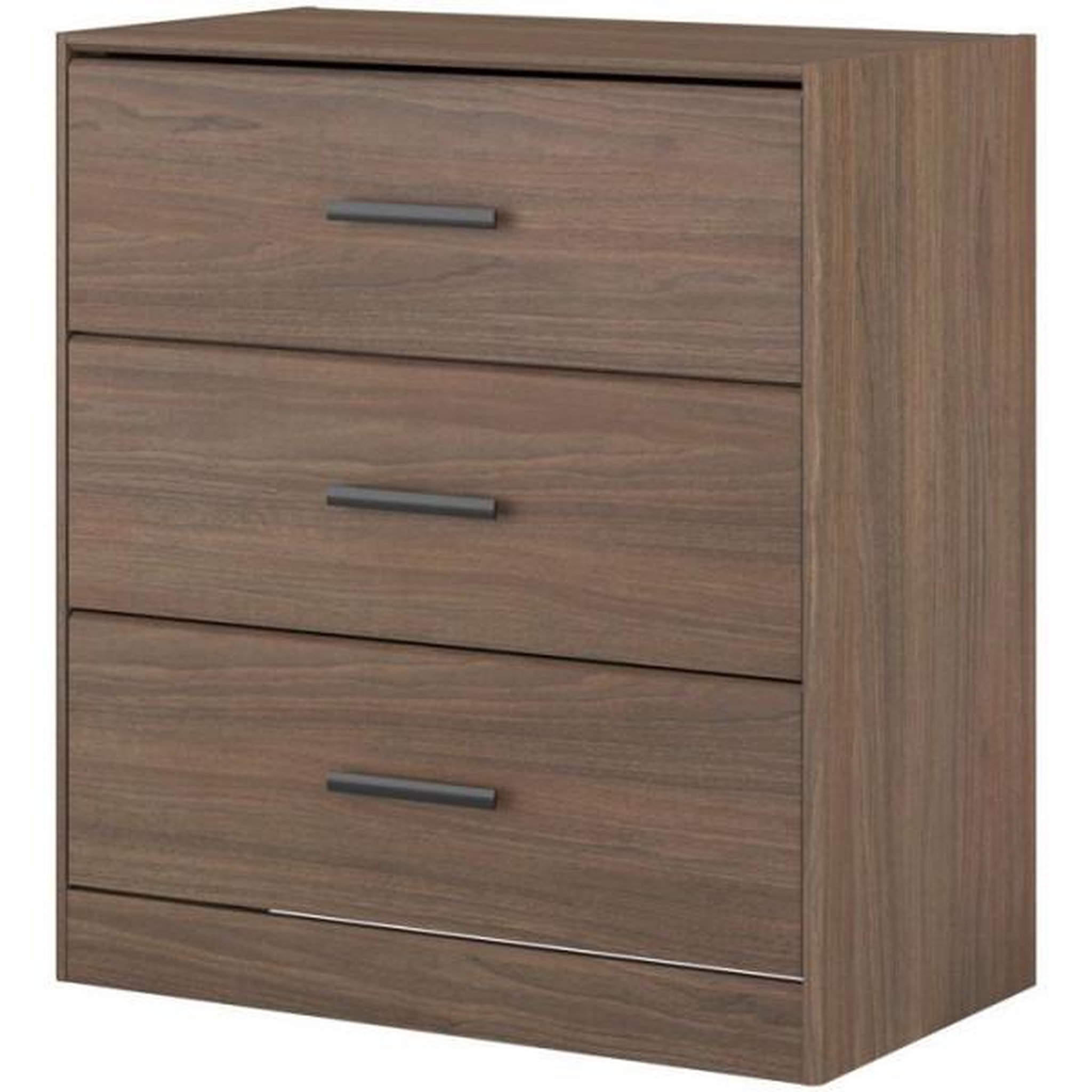 Voir la diapositive 5 : PARISOT Commode - AZUKA - 3 tiroirs - Orme torréfié - 80 x 44 x 88 cm - PARISOT