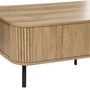 Voir la diapositive 4 : ATMOSPHERA Table basse 2 portes en bois COLVA - Marron