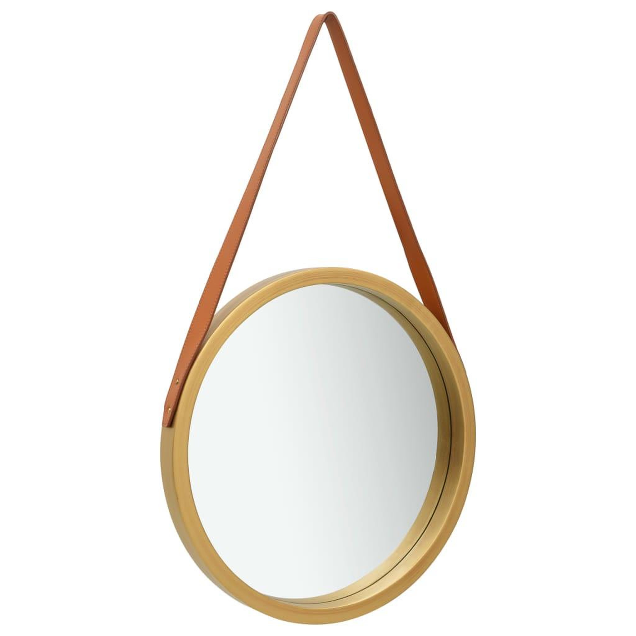 Voir la diapositive 1 : VIDAXL Miroir mural avec sangle 40 cm Dore