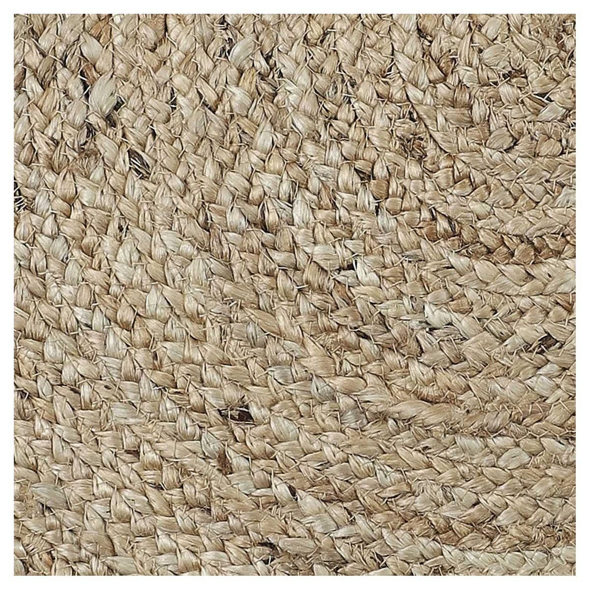 Tapis déco rond en jute 80 cm