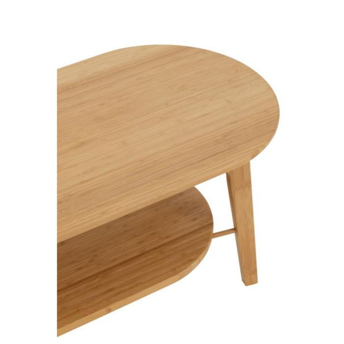 Paris Prix Table Basse Ovale en Bambou  Johnnie  120cm Naturel
