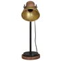 Voir la diapositive 3 : VIDAXL Lampe de bureau 25 W laiton antique 18x18x60 cm E27