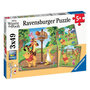 Voir la diapositive 1 : RAVENSBURGER Puzzles 3x49 p - journee sportive  disney winnie l ourson