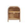 Voir la diapositive 6 : Rendez vous déco Table de chevet en bois massif, 1 porte et 1 niche-Alata