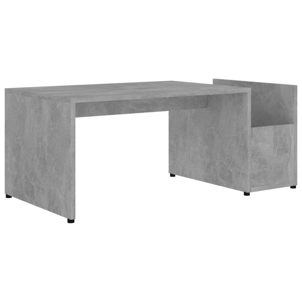 VIDAXL Table basse Gris beton 90x45x35 cm bois d'ingenierie