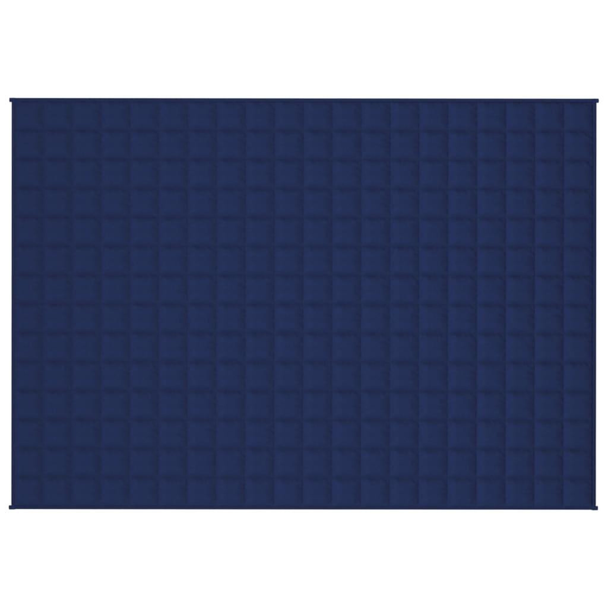 Voir la diapositive 3 : VIDAXL Couverture lestee Bleu 138x200 cm 6 kg Tissu