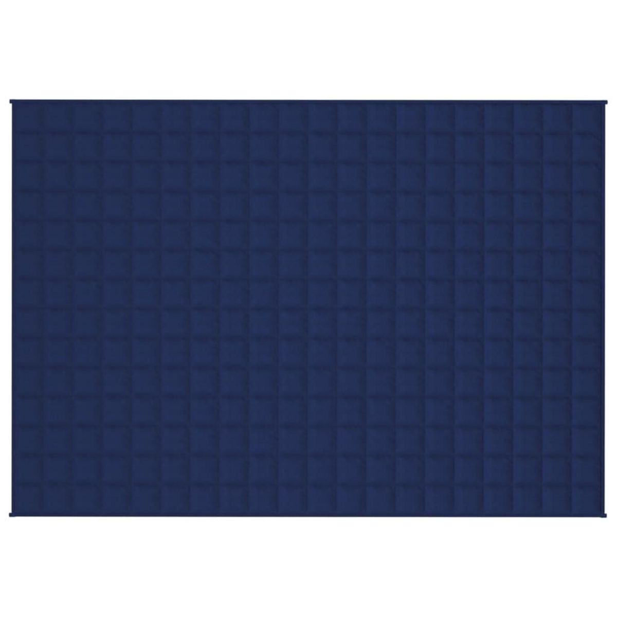 VIDAXL Couverture lestee Bleu 138x200 cm 6 kg Tissu