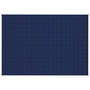 Voir la diapositive 3 : VIDAXL Couverture lestee Bleu 138x200 cm 6 kg Tissu
