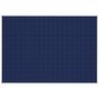 Voir la diapositive 3 : VIDAXL Couverture lestee Bleu 138x200 cm 6 kg Tissu