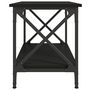 Voir la diapositive 5 : VIDAXL Table d'appoint Noir 55x38x45 cm Bois d'ingenierie
