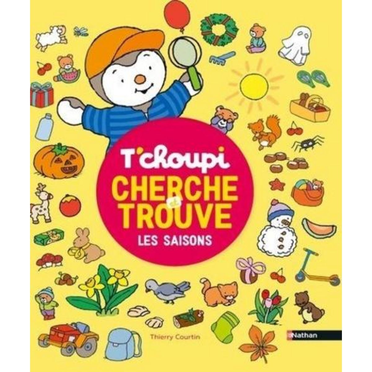 T'CHOUPI CHERCHE ET TROUVE : LES SAISONS, Courtin Thierry