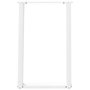 Voir la diapositive 5 : VIDAXL Pieds de table a manger forme de U 2 pcs blanc 60x(72-73) cm