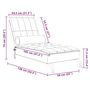 Voir la diapositive 6 : VIDAXL Chaise longue de massage avec traversin bleu tissu