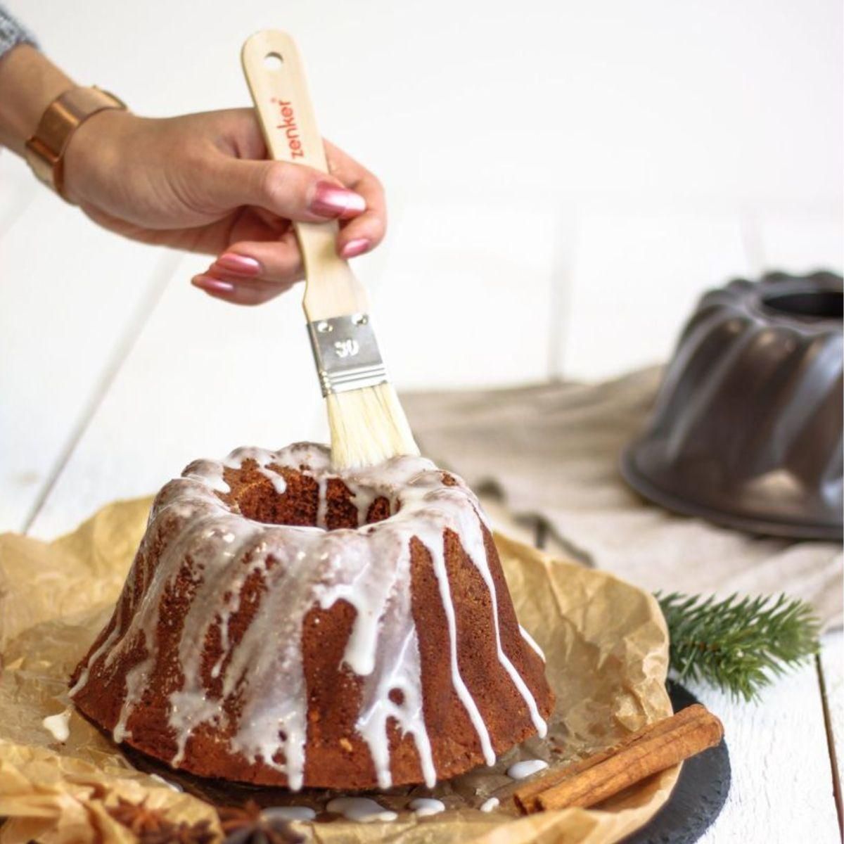 ZENKER Pinceau de cuisine et de pâtisserie 18,5 cm en poils de porc Zenker Smart Pastry