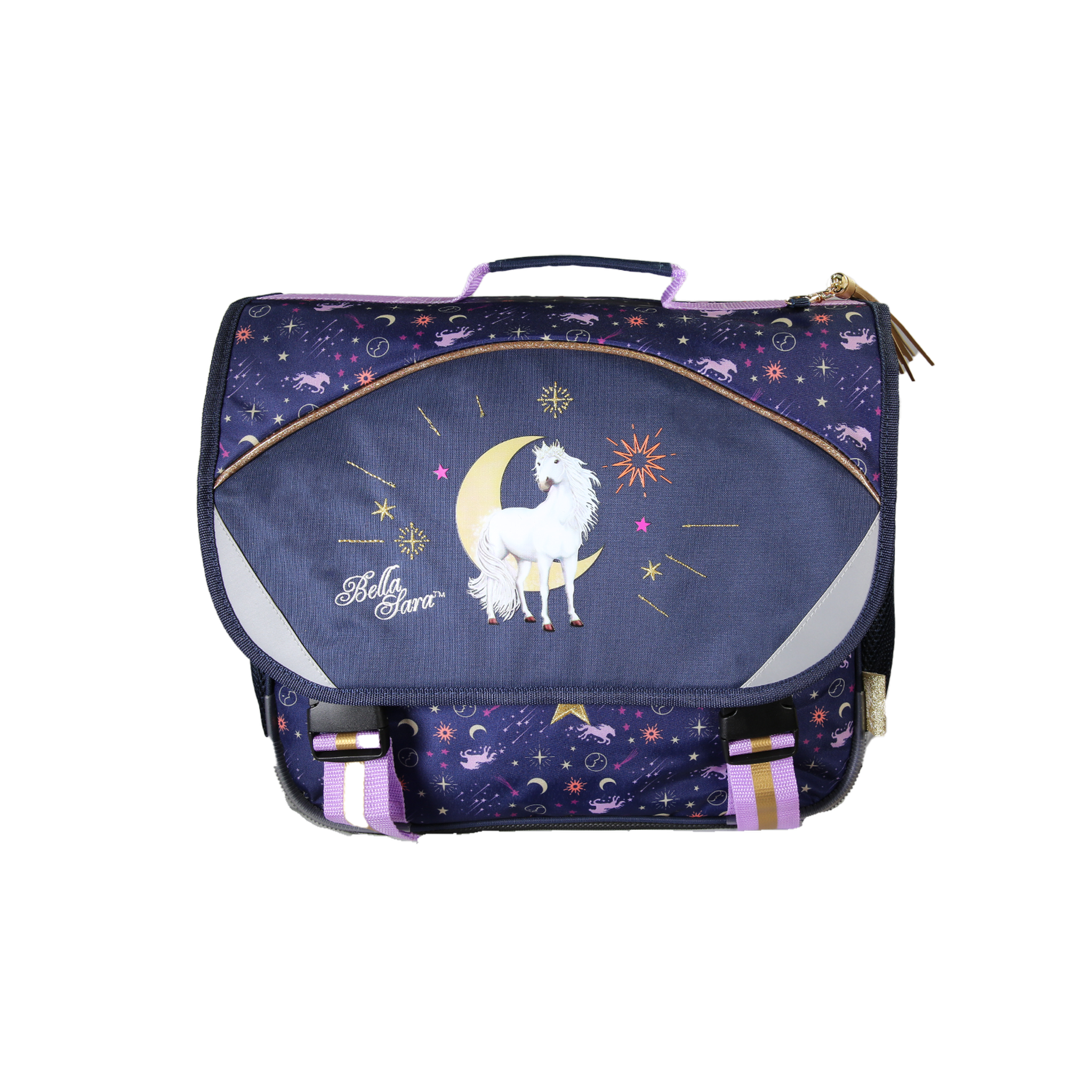 Bagtrotter Bella Sarra - Cartable 38 cm Bella Sara Celeste - Fille - Bleu Nuit - 2 compartiments