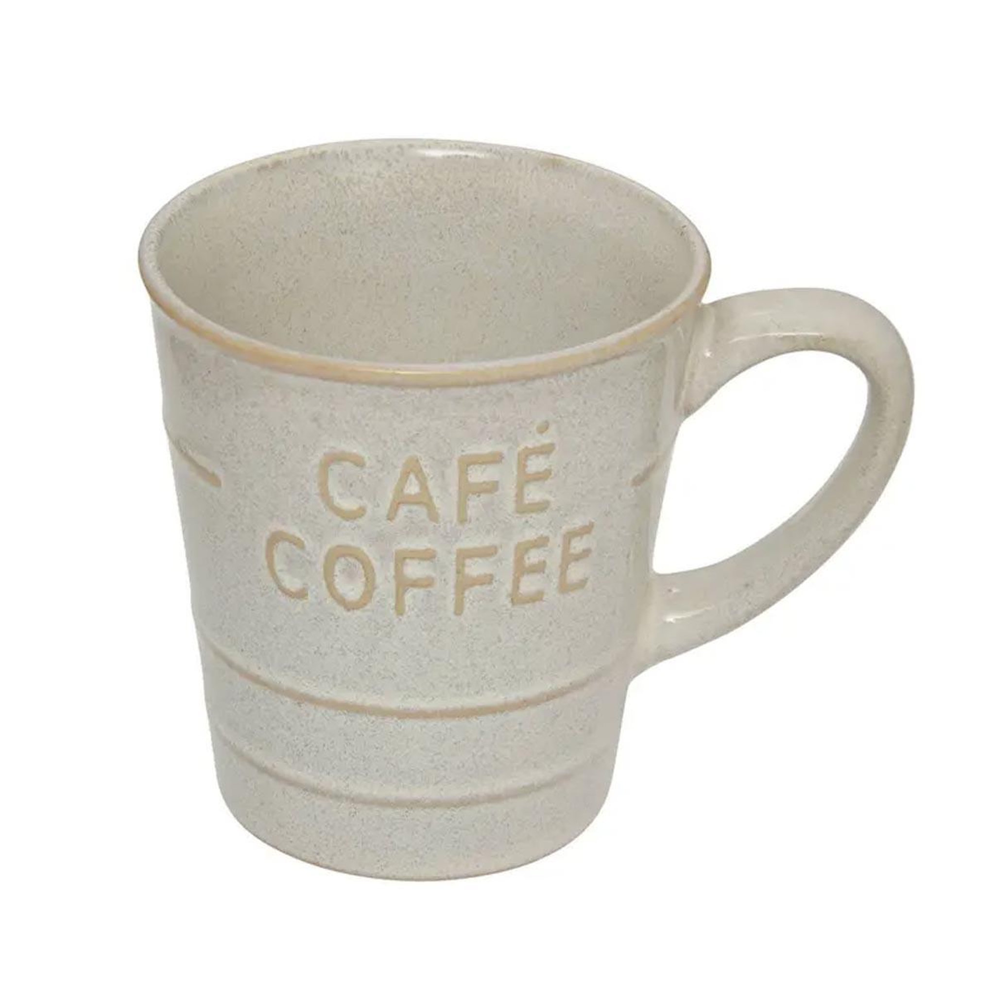 Voir la diapositive 2 : SECRET DE GOURMET Lot de 6 mugs à café  joel  20cl blanc
