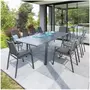 HESPERIDE Table de jardin extensible Pavane en aluminium - 10 Places