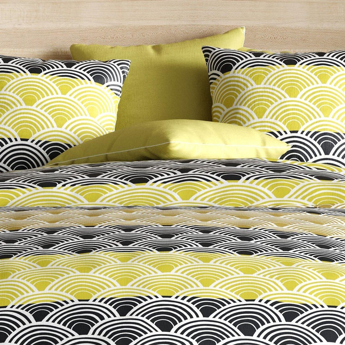 Les Ateliers du Linge Parure housse de couette 100% microfibre 60 gsm, hiko