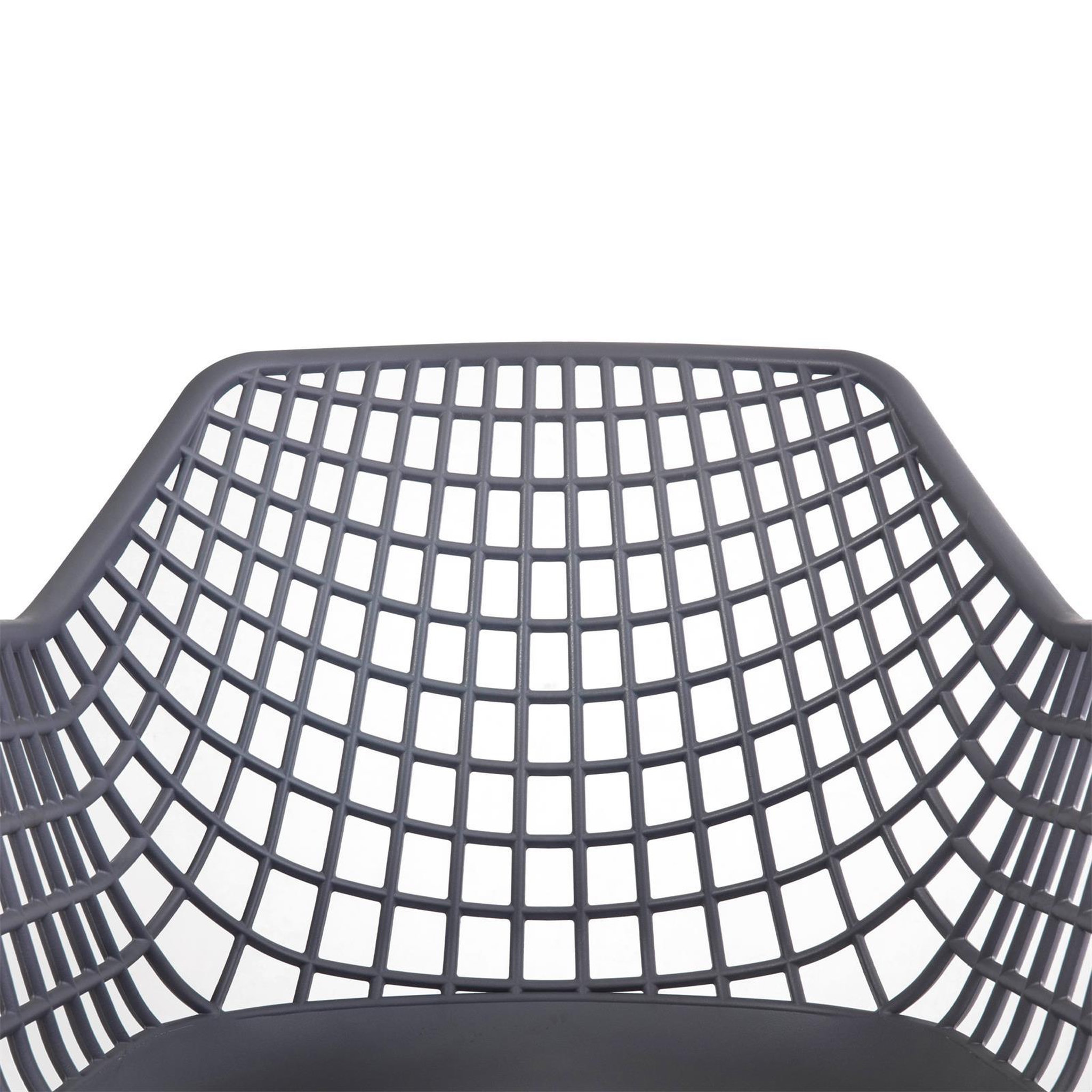 Voir la diapositive 4 : IDIMEX Lot de 4 chaises LUCIA, en plastique