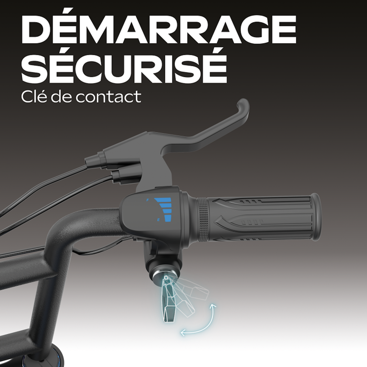 URBANGLIDE Draisienne Électrique UrbanGlide Thunder 160 – 30 km d'Autonomie, 25 km/h, 16'', Freinage à Disque