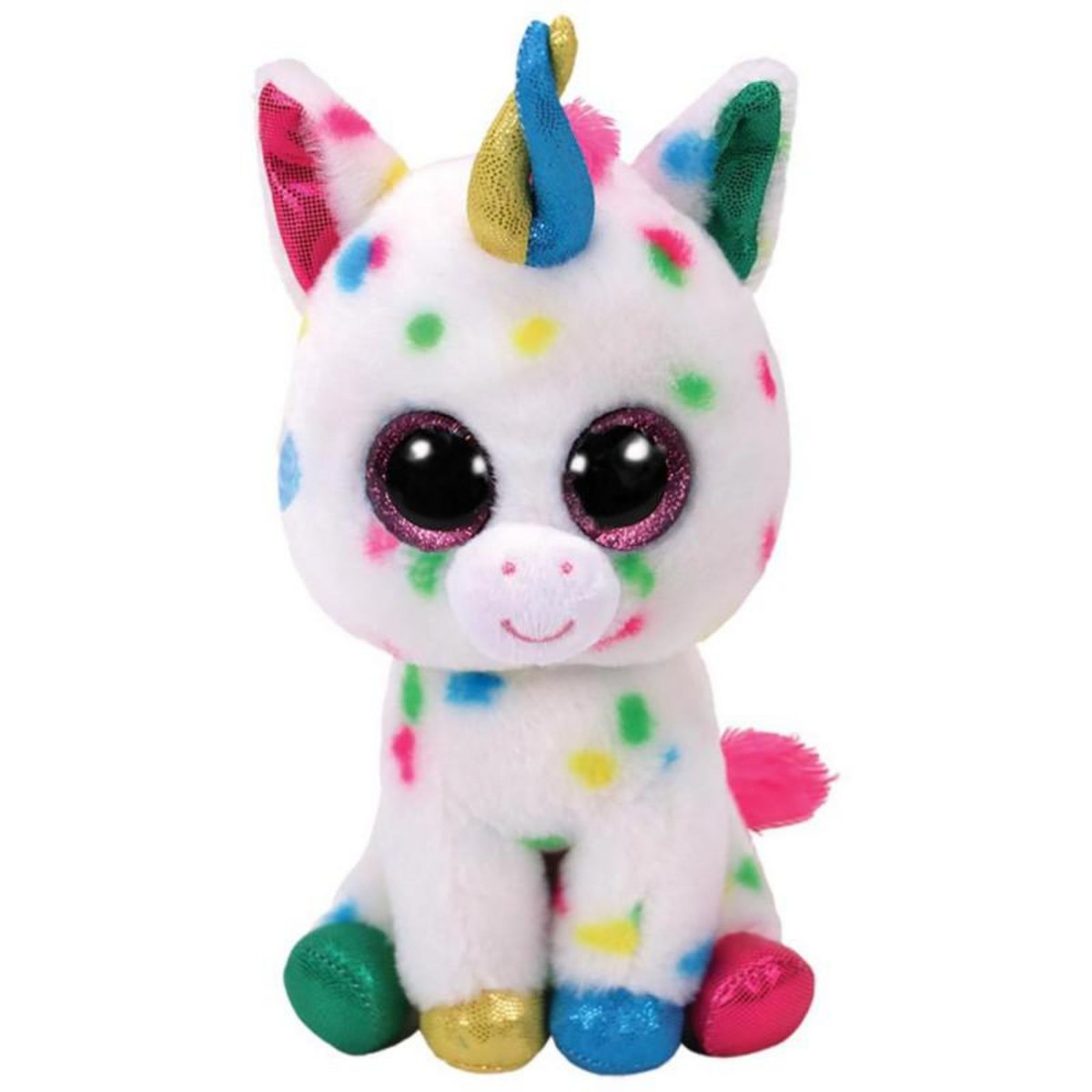 TY - Beanie Boo's Ty Beanie Peluche Harmonie la Licorne 15 cm