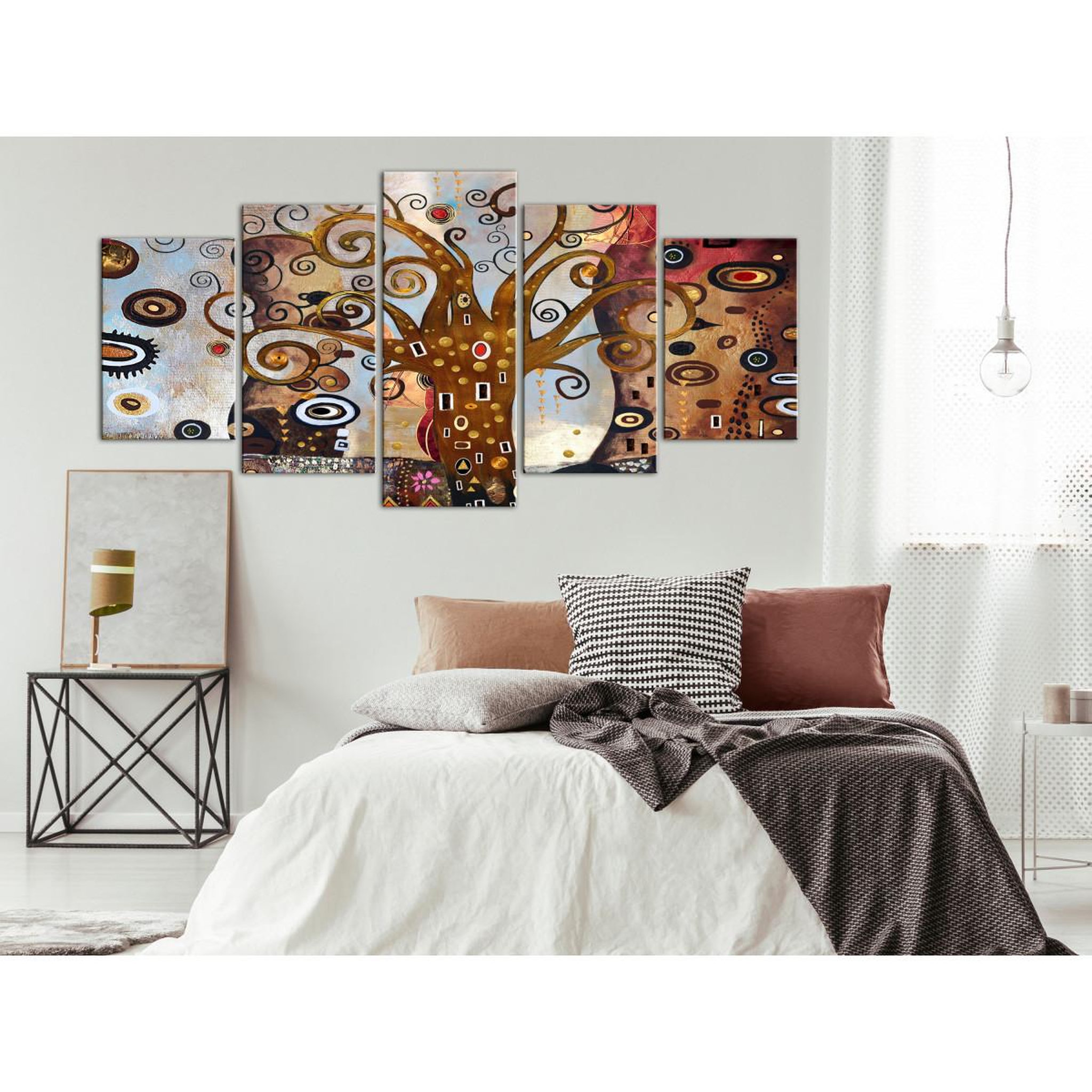Voir la diapositive 2 : Paris Prix Tableau Imprimé 5 Panneaux  Joy of Life Wide