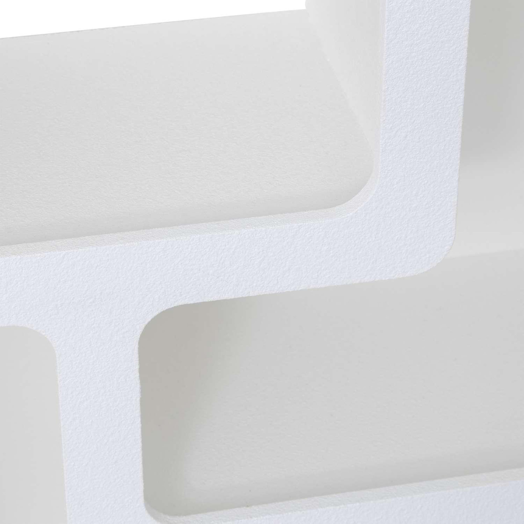 Voir la diapositive 4 : ATMOSPHERA Etagère de rangement 4 niches soleya - blanc