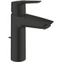 Voir la diapositive 1 : Grohe Mitigeur monocommande lavabo - GROHE Start - 234552432 - Noir mat - Taille M - Bec moyen - Economie d'eau - Tirette et vidage