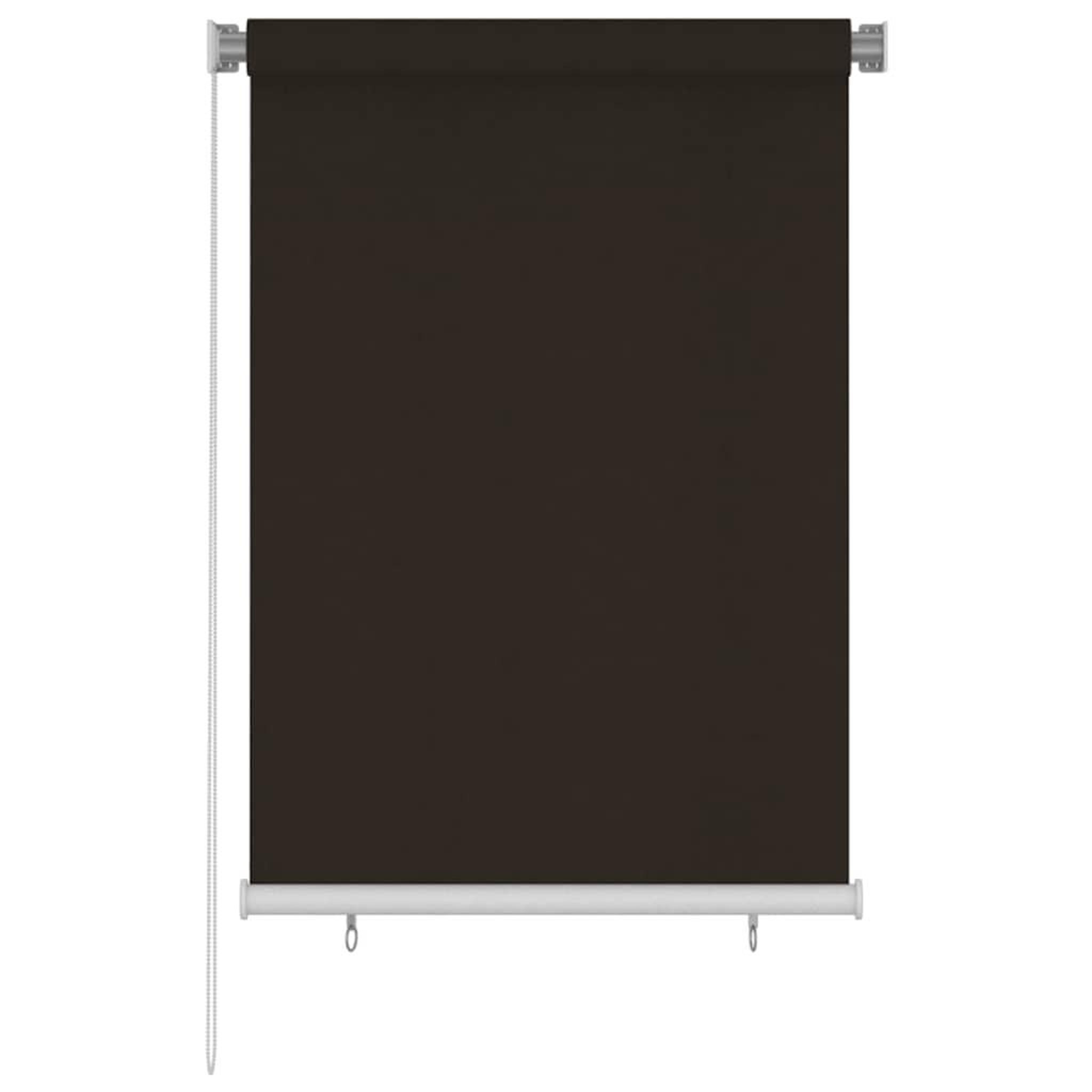 VIDAXL Store roulant d'exterieur 105 (l) x 140 (h) cm marron hdpe