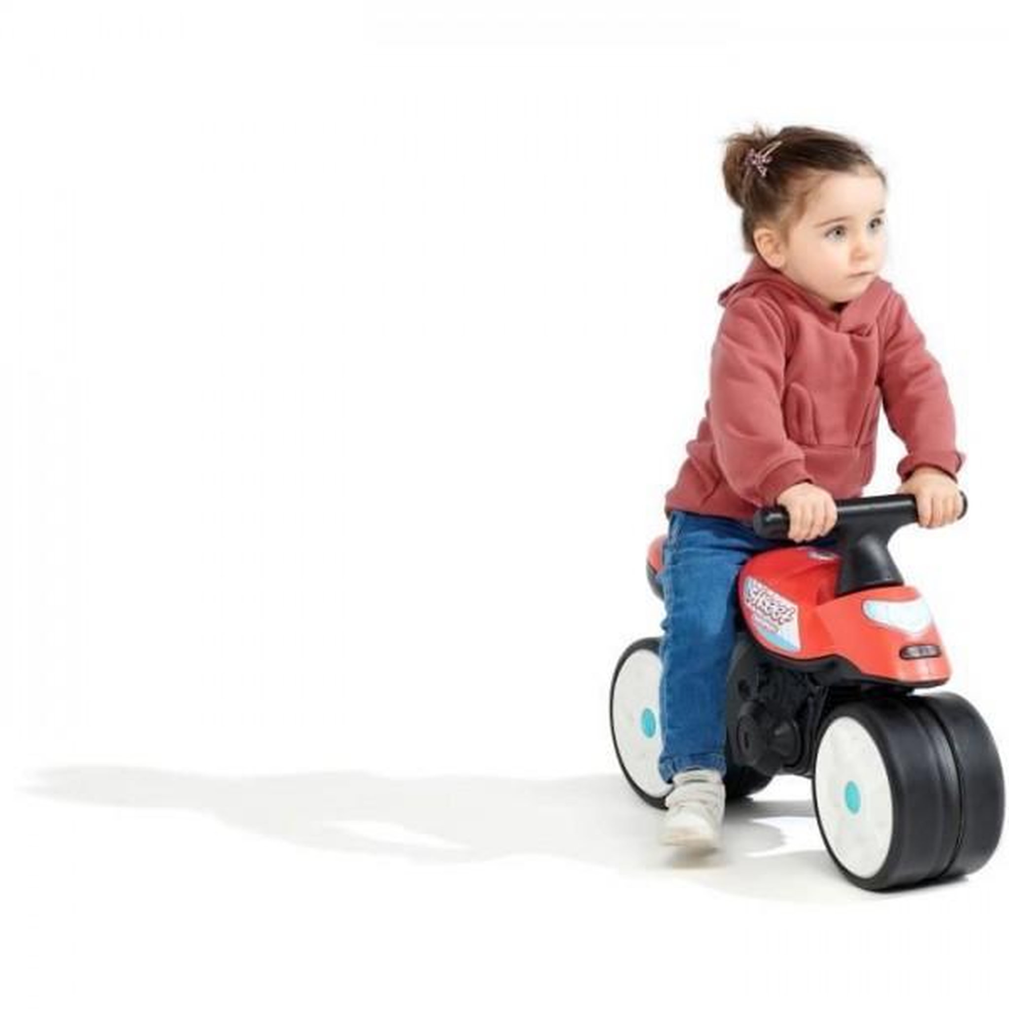 Voir la diapositive 4 : FALK Porteur Trotteur  Moto - FALK - Street Champion - Des 12 mois - 100% Fabriqué en France - 40% de plastique recyclé